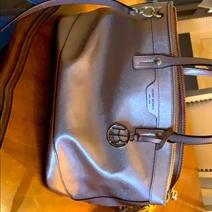 Henri bender gold satchel bag